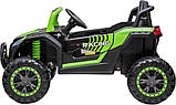 Дитяча акумуляторна машинка Баггі UTV 2000M Racing, зелена, фото 2