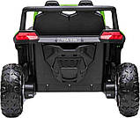 Дитяча акумуляторна машинка Баггі UTV 2000M Racing, зелена, фото 4