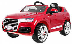 Дитяча акумуляторна машинка Audi Q7 Quattro S-Line Червона