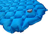 Матрац надувний ACRA L47 190х56 см, синій, фото 3