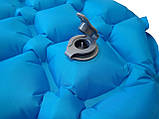 Матрац надувний ACRA L47 190х56 см, синій, фото 4