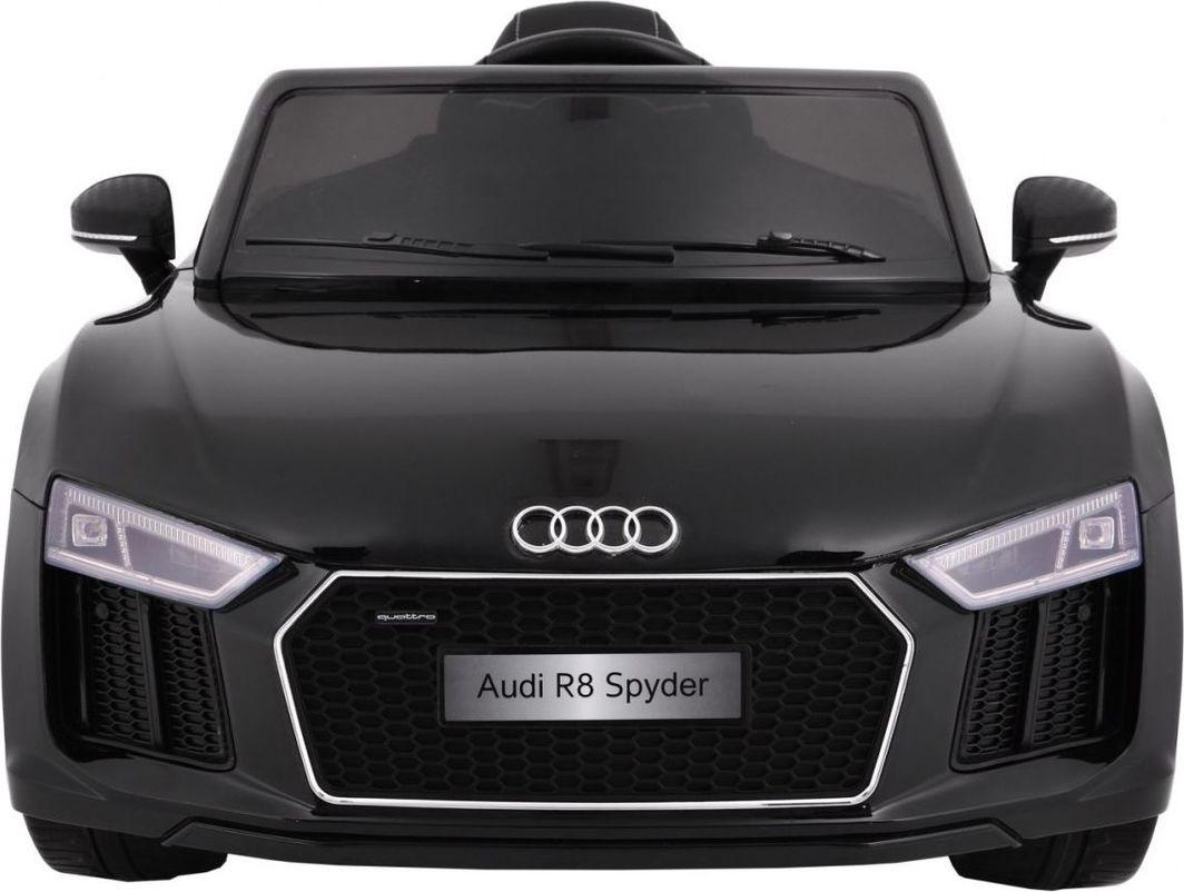 Дитяча акумуляторна машинка Audi R8 Spyder чорна, фото 1