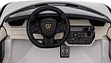 Дитяча акумуляторна машинка Lamborghini SIAN Біла, фото 10