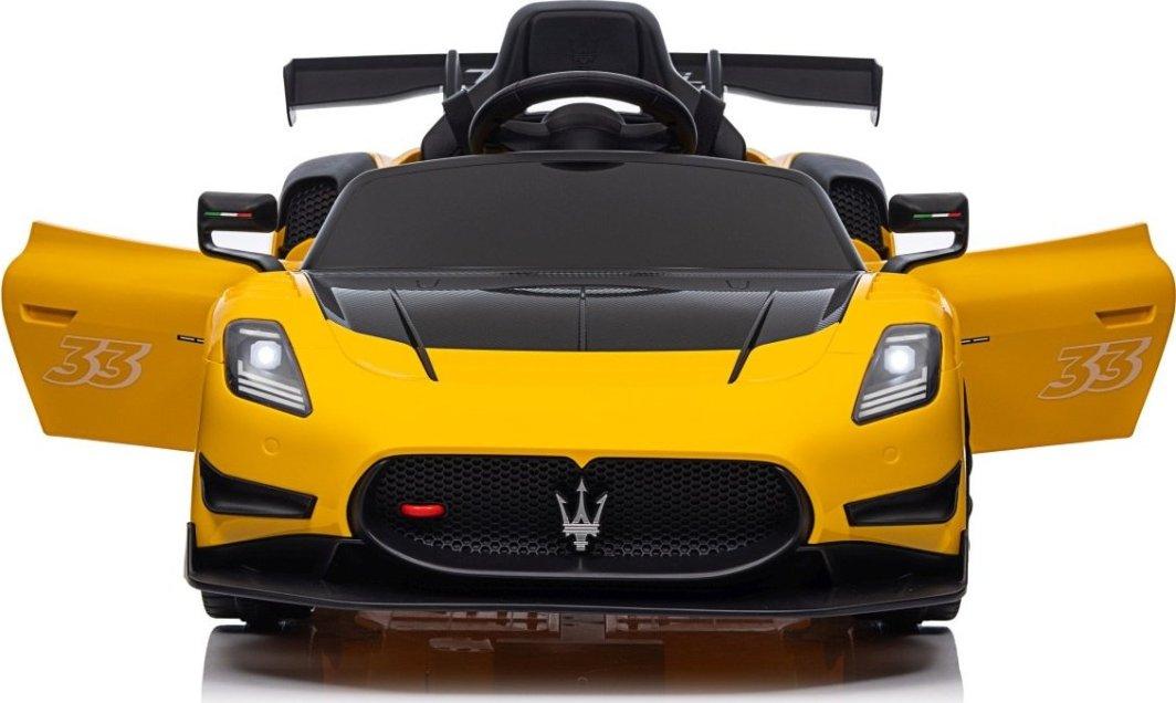 Дитяча акумуляторна машинка Maserati MC20 GT2 Жовта, фото 1