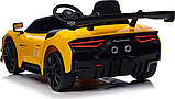 Дитяча акумуляторна машинка Maserati MC20 GT2 Жовта, фото 3