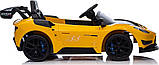 Дитяча акумуляторна машинка Maserati MC20 GT2 Жовта, фото 6