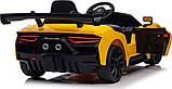 Дитяча акумуляторна машинка Maserati MC20 GT2 Жовта, фото 9