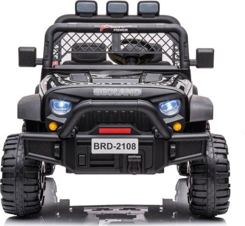 Дитячий акумуляторний позашляховик Geoland Power для 2 дітей Чорний, фото 1