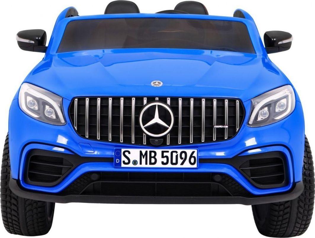 Дитяча акумуляторна машинка Mercedes GLC 63S Синя, фото 1