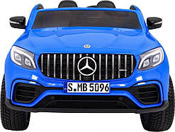 Дитяча акумуляторна машинка Mercedes GLC 63S Синя