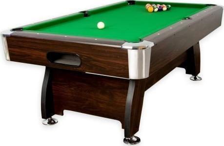 Більярдний стіл GamesPlanet Premium 7ft + аксесуари для більярду зелений/коричневий