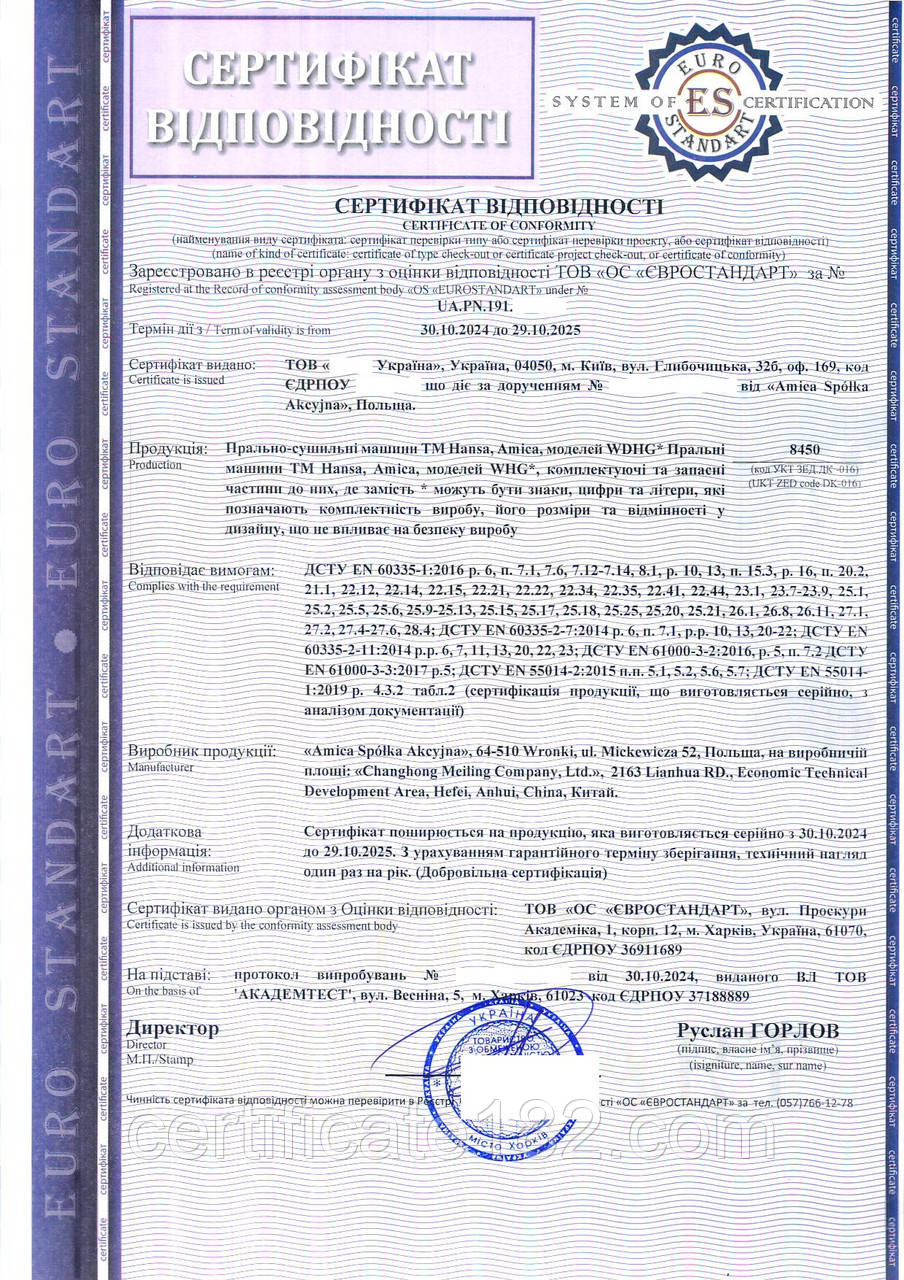 Сертифікація побутового електричного обладнання для підтвердження безпеки