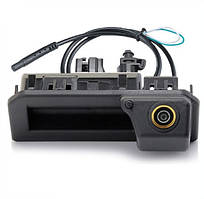 Камера заднього огляду в ручку багажника з ропилювачем води для Audi, Volkswagen, Porsche, Skoda AHD1080P/CVBS Gold Fisheye Тип 2