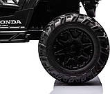 Дитячий акумуляторний позашляховик HONDA 4x4 Чорний, фото 2