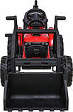 Дитячий акумуляторний трактор З Причепом 720-T Червоний, фото 5