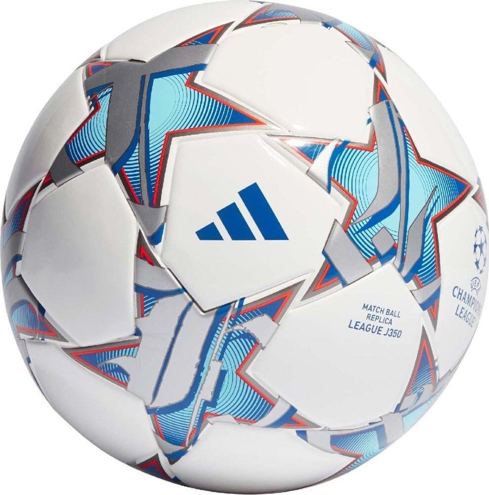 М'яч для футболу Adidas UCL Junior 350 League 23/24 Груповий етап для дітей біло-синій IA0941 4