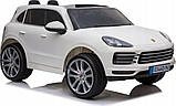 Дитяча акумуляторна машинка Porsche Cayenne S Біла, фото 5