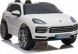 Дитяча акумуляторна машинка Porsche Cayenne S Біла, фото 6