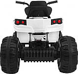 Дитячий акумуляторний квадроцикл 2,4 ГГц Білий, фото 3