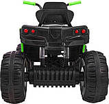 Дитячий акумуляторний квадроцикл Зелений, фото 3