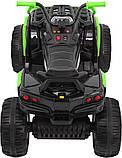 Дитячий акумуляторний квадроцикл Зелений, фото 4