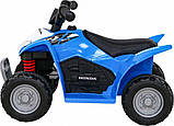 Дитячий акумуляторний квадроцикл Honda 250X TRX Синій, фото 2
