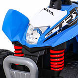 Дитячий акумуляторний квадроцикл Honda 250X TRX Синій, фото 8
