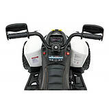 Дитячий акумуляторний квадроцикл Maverick Quad Білий, фото 6