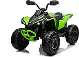 Дитячий акумуляторний квадроцикл Maverick Quad Зелений, фото 3