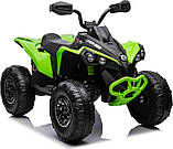 Дитячий акумуляторний квадроцикл Maverick Quad Зелений, фото 7