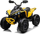 Дитячий акумуляторний квадроцикл Maverick Quad Жовтий, фото 2