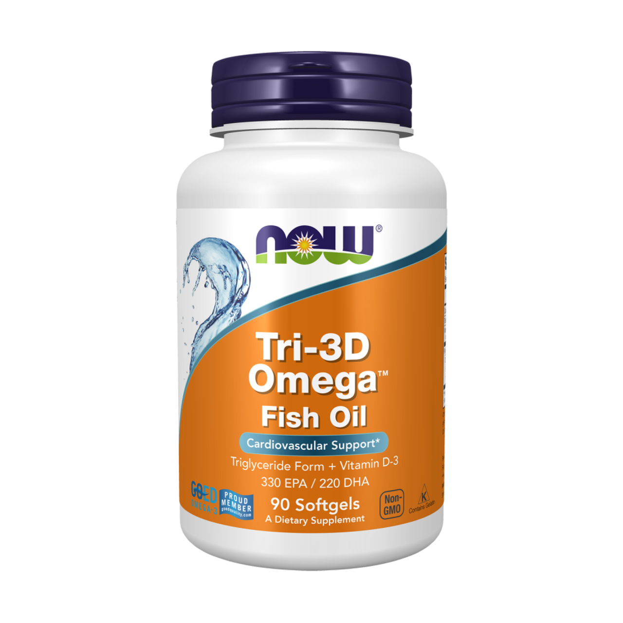 Омега 3-Д Now Foods Tri-3D Omega 90 капсул