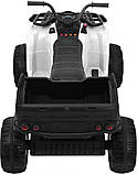 Дитячий акумуляторний квадроцикл Quad XL Білий, фото 4