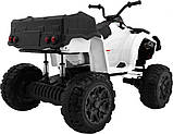 Дитячий акумуляторний квадроцикл Quad XL Білий, фото 5