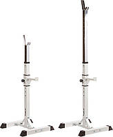 Стійка для великих гантелей з регульованою висотою Movit, біла