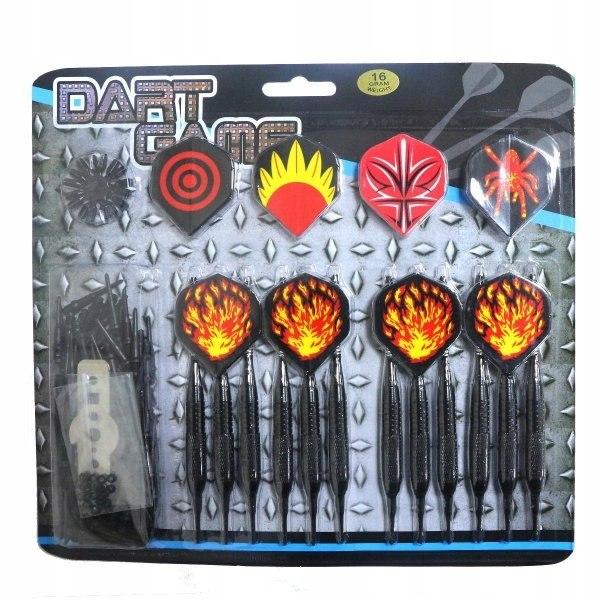 Дротики для дартсу MASTER Arrows 16 г (12 дротиків, 100 наконечників), фото 1