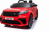 Дитяча акумуляторна машинка Range Rover Velar Червона, фото 2