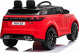 Дитяча акумуляторна машинка Range Rover Velar Червона, фото 4
