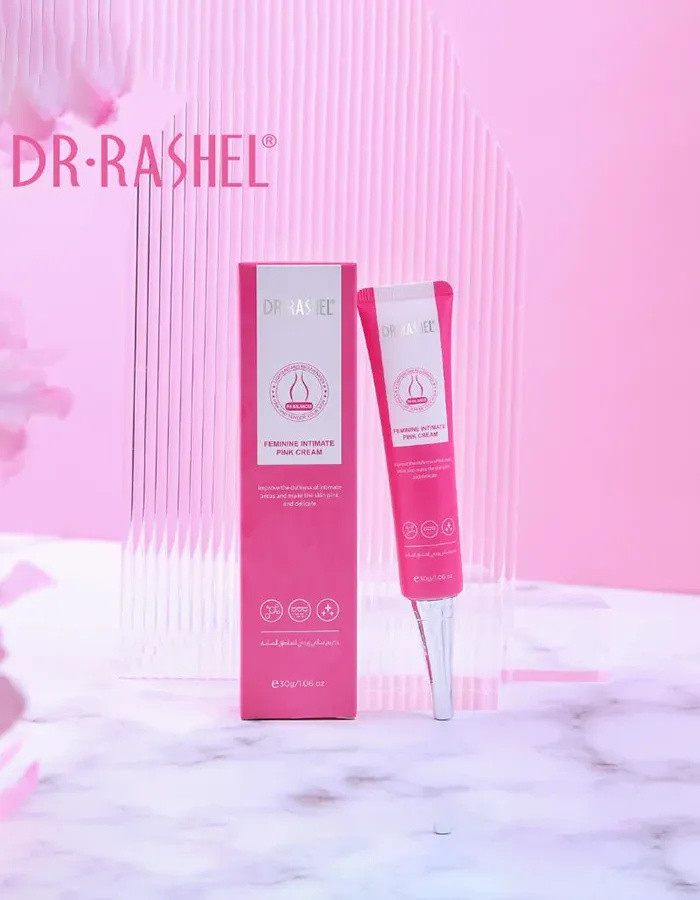 Крем для освітлення інтимних зон Dr.Rashel Feminine Intimate Pink Cream For Girls & Women 30 грам