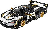Дитячий конструктор спортивний автомобіль білий/чорний 1242 ел., фото 3