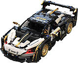 Дитячий конструктор спортивний автомобіль білий/чорний 1242 ел., фото 5