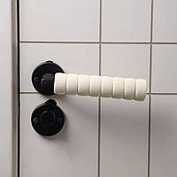 Універсальний стопер для дверей, м'який захисний стопер на дверну ручку від удару об стіну (бежевий)