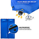 Матрац самонадувний KingCamp Comfort Single 198х63х4 см, бежевий, фото 4