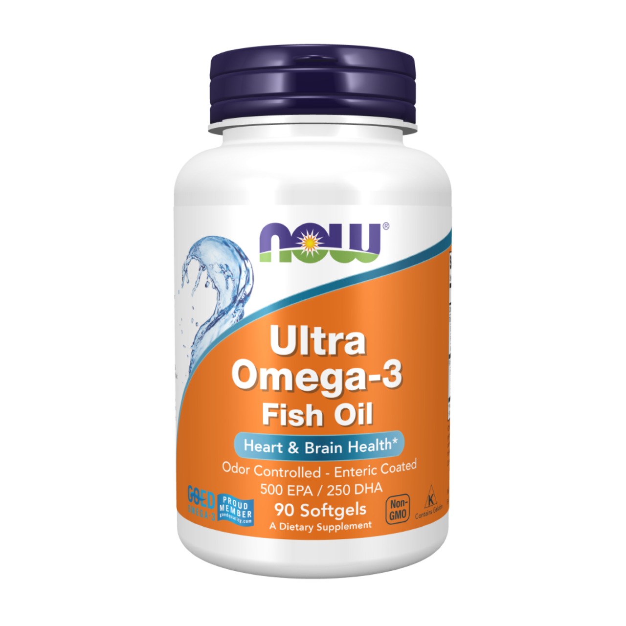 Ультра Омега-3 риб'ячий жир Now Foods Ultra Omega-3 Fish Oil 90 капсул