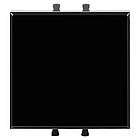 Вимикач 1-клавішний 2 модуля чорний [4402102] Avanti ДКС