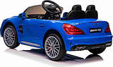 Дитяча акумуляторна машинка Mercedes Benz AMG SL65 S Синя, фото 4