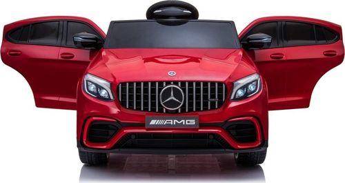 Дитяча акумуляторна машинка Mercedes Benz GLC63S Червона, фото 1