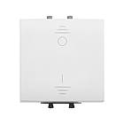 Вимикач 1-клавішний 2 модуля білий [4400222] Avanti ДКС