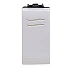 Вимикач 1-клавішний білий [76001B] Brava ДКС