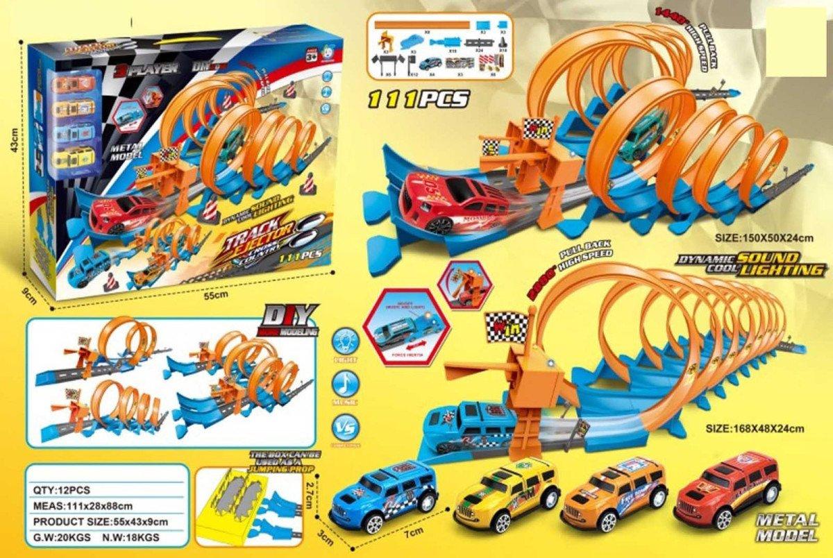 Дитяча гоночна траса Extreme Race Track з функцією світла та звуку, фото 1